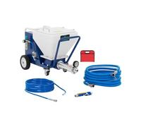 MSW Projeteuse enduit 30 bar 40 L 18 l/min 2800 W Machine à enduire Professionnelle Plâtre Chaux Ciment Bâtiment