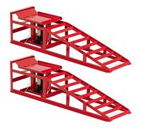 MSW Rampe de Levage hydraulique Jusqu'à 2 000 kg Hauteur 235 à 325 mm Lot de 2 - Rampe hydraulique pour Voiture Rampe de Levage réglable