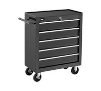 MSW Servante d'atelier - 5 tiroirs - 50 kg max. - Verrouillable MSW-WWG-12