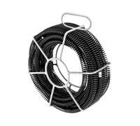 MSW Spirales de Plomberie Lot de 6 MSW-CABLE SET 1 (raccord Ø16 mm, largeur de canalisation adaptée Ø 30-100 mm, longueur totale de la spirale 14,7 m, acier à ressort)