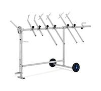 MSW Support de peinture pour pièces de carrosserie - 6 bras - 360° - 90 kg MSW-RPS-4H