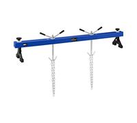 MSW Traverse Support Moteur Poutre Supporte Lève Moteur MSW-MB-500 (Capacité de 500 kg, Hauteur De Levage 0-24 cm, Écartement des Pieds 72,5-149 cm, 2 Chaînes, Acier)