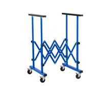 MSW Tréteau télescopique - Roulettes avec freins MSW-TUS-400