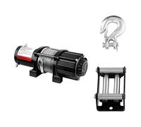 MSW Treuil 4x4 Moteur Électrique Pour Quad PROPULLATOR 4500-B (Puissance de traction: 2040 kg / 4500 lbs, Moteur à aimant permanent, 12,5 m Câble, Taille du tambour: Ø 41 mm)