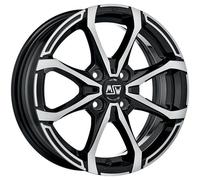 Jantes en Alliage MSW X4 5,5x14 Et 35 4x100, 00 BLACK Full Polished ( Gbfp )