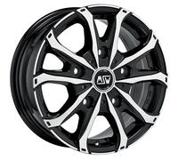 JANTES ROUES MSW MSW 48 VAN POUR OPEL VIVARO-C N1 7.5X18 5X108 GLOSS BLACK FZ2