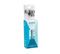MSW Windstream Push Kit de 2 cartouches 20 g pour valves Presta et Schrader