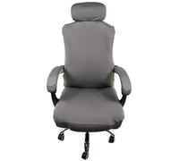 Mswborml Housse pour Chaise de Bureau Ergonomique avec Housse D'appui-Tête et D'accoudoir, Housse de Chaise Gaming Anti Griffe de Chat Universel Housse de Protection Chaise Gaming Lavable,B