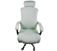 Mswborml Housse pour Chaise de Bureau Ergonomique avec Housse D'appui-Tête et D'accoudoir, Housse de Chaise Gaming Anti Griffe de Chat Universel Housse de Protection Chaise Gaming Lavable,G