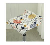 Mswborml Imprimé Housse de Tabouret de Bar Carre Lot de 4/2, Universelle Couvre Siege Tabouret de Bar avec Fond Élastique, Industriel Housse pour Chaise Haute de Bar Scandinave, Lavable,X,4PCS