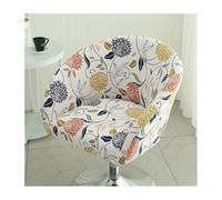 Mswborml Imprimé Housses de Chaise de Bar avec Accoudoirs Lot de 4/2, Amovible Housse pour Tabouret de Bar avec Dossier Incurvé, Extensible Housse de Protection pour Chaise de Bar, Lavable,A,4PCS