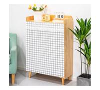 Mswborml Imprimé Rideau pour Meuble Bas de Cuisine, Respirant Rideau sans Perçage pour Armoire, sous Évier ou Placard Ouvert, Lavable en Machine Décoratif & Économique,H,W50xH90cm/20x35in