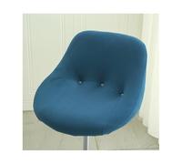 Mswborml Incurvè Housse de Tabouret de Bar avec Petit Dossier, Scandinave Housse Chaise Haute de Bar avec Dossier, Extensible Protecteur Chaise de Salle à Manger avec Fond Élastique, Lavable,J,2PCS