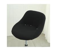 Mswborml Incurvè Housse de Tabouret de Bar avec Petit Dossier, Scandinave Housse Chaise Haute de Bar avec Dossier, Extensible Protecteur Chaise de Salle à Manger avec Fond Élastique, Lavable,C,2PCS
