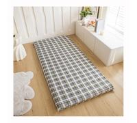 Mswborml Plaid Housse de Matelas Futon avec Fermeture Éclair pour Sol, Imprimé Housse de Protection pour Futon, Amovible Housse de Tatami Tapis en Coton Revêtement Futon Lavable,C,80x190cm/31x75in