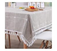 Mswborml Plaid Nappe de Table Rectangulaire Motif Nappe Exterieur Rectangulaire Fleurs Vintage Bohème Nappes Antitache et Lavable pour La Cuisine Manger de Fête Décoration,D,105x105cm/41x41in