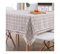 Mswborml Plaid Nappe de Table Rectangulaire Motif Nappe Exterieur Rectangulaire Fleurs Vintage Bohème Nappes Antitache et Lavable pour La Cuisine Manger de Fête Décoration,F,140x200cm/55x79in
