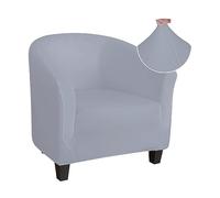 Mswborml Soft Housse de Fauteuil Cabriolet Chesterfield Extensible, Housse pour Fauteuil Cabriolet Extensible Housse de Fauteuil Club Carré 1 Place Housse de Canapé Tub Convertible pour Salon,C