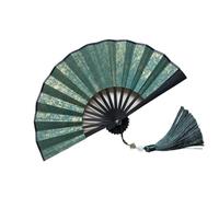 MSWgjYRQ Éventail pliable en papier vierge de couleur chinoise, rouge, rose, mini japonais pliable pour enfants, décoration de mariage, éventails pliants décoratifs (A)