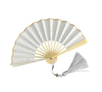 MSWgjYRQ Éventail pliable en papier vierge de couleur chinoise, rouge, rose, mini japonais pliable pour enfants, décoration de mariage, éventails pliants décoratifs (U)