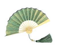 MSWgjYRQ Éventail pliable en papier vierge de couleur chinoise, rouge, rose, mini japonais pliable pour enfants, décoration de mariage, éventails pliants décoratifs (M)