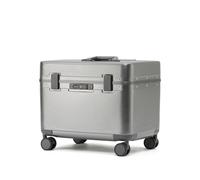 MSWgjYRQ Valise de voyage en alliage d'aluminium avec cadre en alliage d'aluminium - Valise à roulettes portable en ABS - Roues universelles - Verrouillage à code douanier, m, 20Inches 500mm