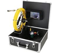 MSWIGS Endoscope industriel HSF moniteur 7 pouces 20 m drain égout tuyau caméra vidéo d'inspection, caméras 17 mm endoscope industriel (couleur : noir, taille : 20 m)