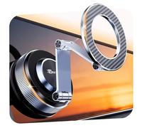 MSXTTLY Support Téléphone Voiture - Vmag S3 Adaptateur Magnets Puissants ＆ Longue en Alliage, Support Téléphone Portable pour iPhone 17 Pro Max, iPhone 16 Pro Max et Android (avec Anneau Magnétique)