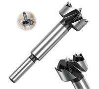 msymsyu Mèche Forstner 28 mm 28 mm pour bois, tige ronde, foret Forstner de qualité supérieure pour contreplaqué, plastique, bureau, panneaux de fibres