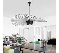 Msyyuu Vertigo E27 pour Restaurant Vertigo Suspension pour Abat Jour, Restaurant, Bar, Café, Fibre de Verre/Polyuréthane, Créative Lustre Black 80cm