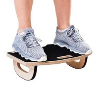 Mszerone® Repose-Pieds Dynamique en Bois - Planche d’Équilibre Antidérapante avec Bascule Ergonomique - Repose Pied Bureau ou Debout - Portable, Solide, 200 kg - Design Premium
