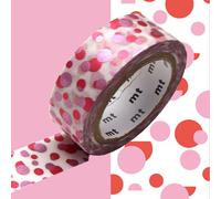 Mt 1p Motif Pois Rose Et Rouge / Scattered Dot