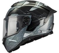MT ATOM 2 SV HIGHLANDS Klapphelm schwarz-weiss C2 XXL