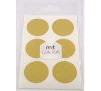 MT Casa Joint 35 mm Cercle Autocollant - Doré (lot de 30)