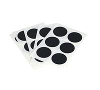 MT Casa Joint 35 mm Cercle Autocollant - Noir Mat (lot de 30)