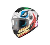 MT Helmets Casque moto intégral Targo S Joke décor brillant S