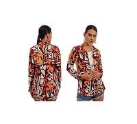 MT Clothes Chemise à Motifs Graphiques