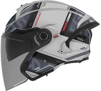 MT COSMO SV ARROW Jethelm grau-weiss C2 XS