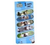 MT Créations: Lot de 5 skates à doigt Lapins Crétins (541) G