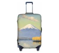 Mt. Fuji in The Distance Valise Covers Fashion Personality Prints Convient pour les affaires et l'extérieur, blanc, M