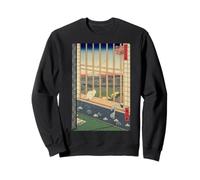 Mt.Fuji,période Edo, Ukiyoe,Hiroshige,estampes,souvenirs,cat Sweatshirt