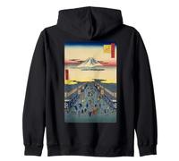 Mt.Fuji, période Edo, Ukiyoe, Hiroshige, estampes,souvenirs Sweat à Capuche