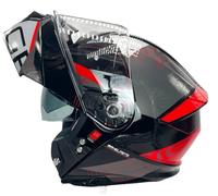MT Helmet Genesis Sv Atempo B15 Casque modulaire Gris et rouge Taille S 55/56