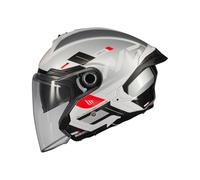 MT Helmets Casque jet Cosmo SV Silence A2 Gris brillant Entièrement homologué (L 59/60)