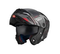 MT HELMETS Casque système MT Atom 2 SV Bast noir mat rouge (L)