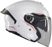 MT HELMETS COSMO SV SOLID A0 Blanc brillant Casque jet taille M
