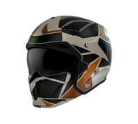 MT Helmets Streetfighter SV S Casque de Moto intégral Ouvert avec visière Solaire rétractable, Style Streetfighter, intérieur Lavable et Calotte HIRP, homologué ECE 22.06 & Dot