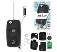 MT-KEY istance 434MHZ compatible avec Audi A3 S3 8L A4 S4 B5 RS4 RS6 C5 A6 Allroad Cabrio 8G TT 8N 4D0837231R Télécommande à clapet