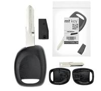MT-KEY allumage de voiture vierge VAC102 + transpondeur ID46 antidémarrage compatible avec Renault Kangoo I Kc 02-10 Twingo I 01-07