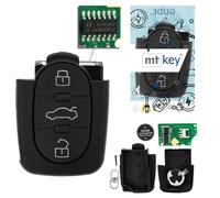 MT-KEY Clé télécommande émetteur 434 MHz compatible avec Audi A6 C5 Allroad RS6 TT 8N 4D0837231K 433,05 MHz
